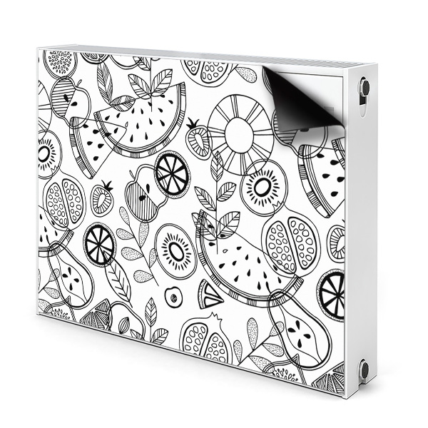 Capa magnética para radiador Fruta