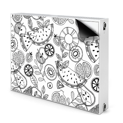 Capa magnética para radiador Fruta