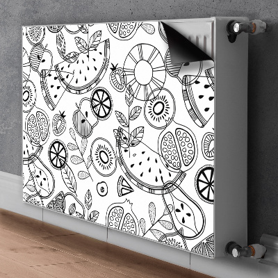 Capa magnética para radiador Fruta