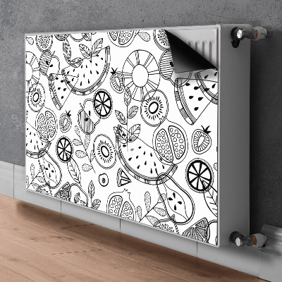 Capa magnética para radiador Fruta