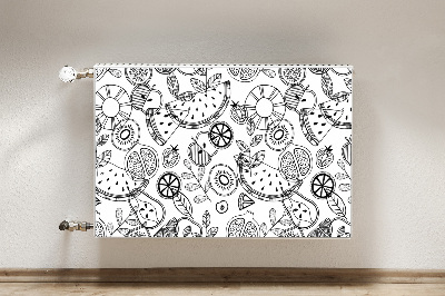 Capa magnética para radiador Fruta