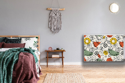 Cobertura magnética para radiador Contornos de frutas