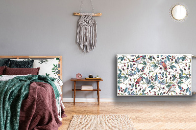 Cobertura magnética para radiador Pássaros nas framboesas