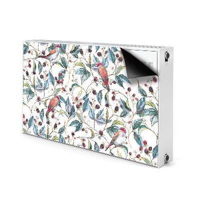 Cobertura magnética para radiador Pássaros nas framboesas