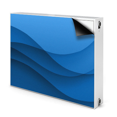 Cobertura magnética para radiador Passagem azul