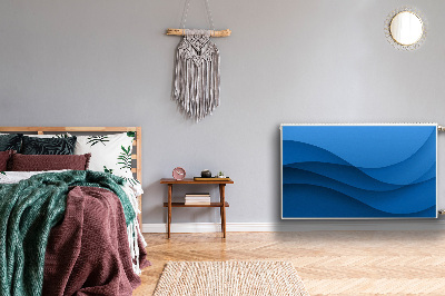 Cobertura magnética para radiador Passagem azul