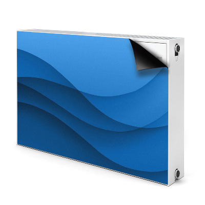 Cobertura magnética para radiador Passagem azul