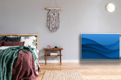 Cobertura magnética para radiador Passagem azul