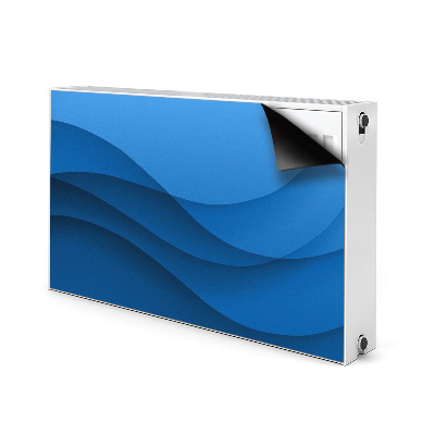 Cobertura magnética para radiador Passagem azul