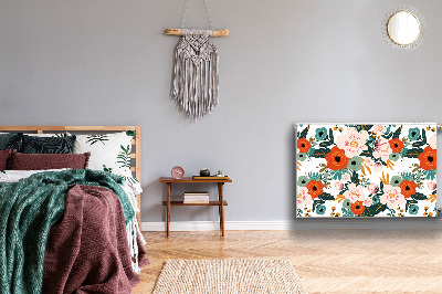 Capa magnética para radiador Flores coloridas