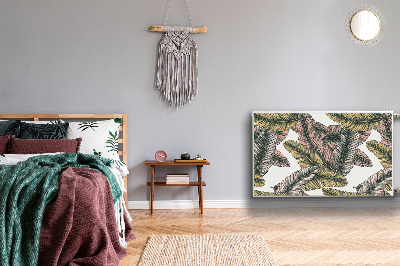 Cobertura magnética para radiador Folhas de bananeira