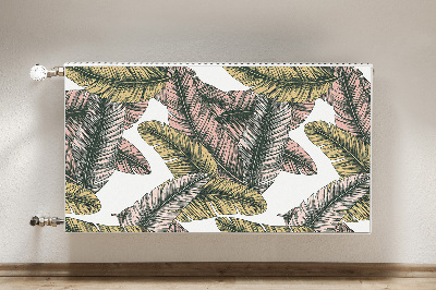 Cobertura magnética para radiador Folhas de bananeira