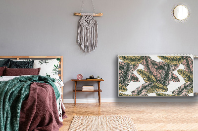 Cobertura magnética para radiador Folhas de bananeira