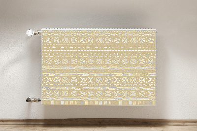 Cobertura magnética para radiador Forma amarela