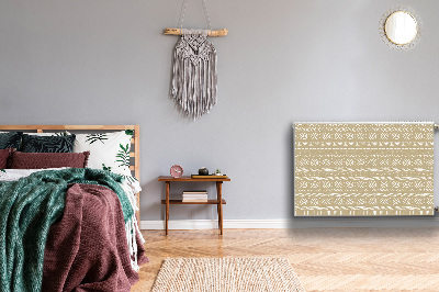 Cobertura magnética para radiador Forma amarela