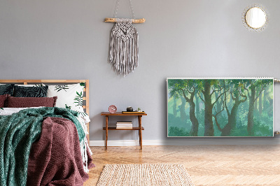 Cobertura magnética para radiador Floresta escura