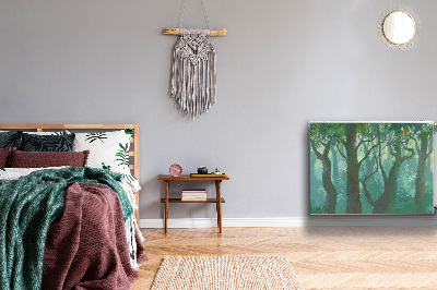 Cobertura magnética para radiador Floresta escura