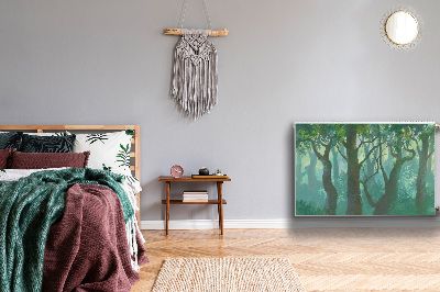 Cobertura magnética para radiador Floresta escura