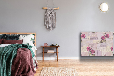 Cobertura magnética para radiador Papel e peônias