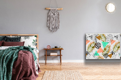 Capa magnética para radiador Pontos e folhas