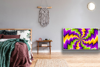 Cobertura magnética para radiador Vórtice abstrato