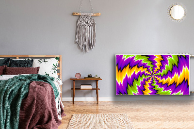 Cobertura magnética para radiador Vórtice abstrato