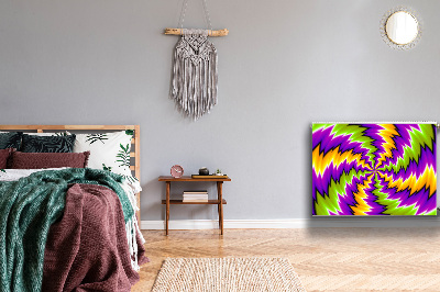 Cobertura magnética para radiador Vórtice abstrato