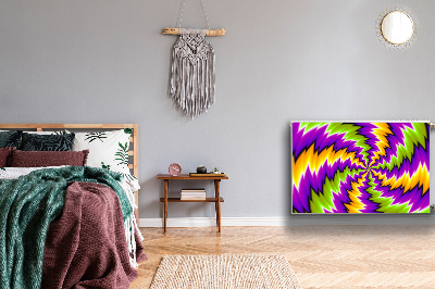 Cobertura magnética para radiador Vórtice abstrato