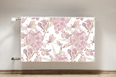 Capa magnética para radiador Hibisco rosa claro