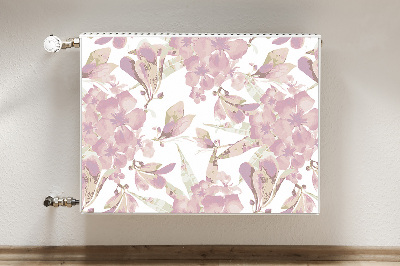 Capa magnética para radiador Hibisco rosa claro