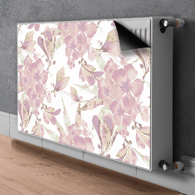 Capa magnética para radiador Hibisco rosa claro