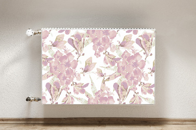 Capa magnética para radiador Hibisco rosa claro