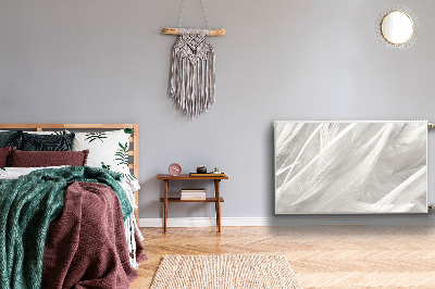 Capa magnética para radiador Lindas penas brancas