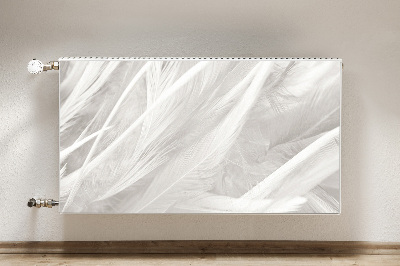 Capa magnética para radiador Lindas penas brancas