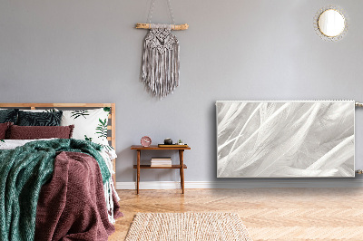 Capa magnética para radiador Lindas penas brancas