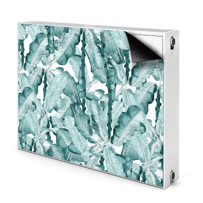 Cobertura magnética para radiador Folhas de bananeira