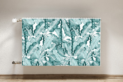 Cobertura magnética para radiador Folhas de bananeira