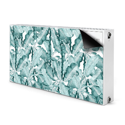 Cobertura magnética para radiador Folhas de bananeira