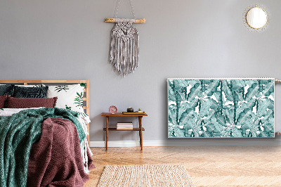 Cobertura magnética para radiador Folhas de bananeira