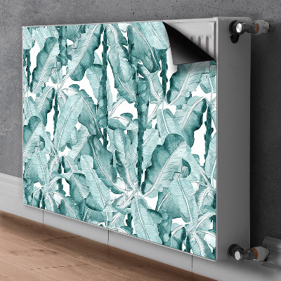 Cobertura magnética para radiador Folhas de bananeira