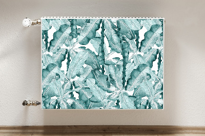 Cobertura magnética para radiador Folhas de bananeira