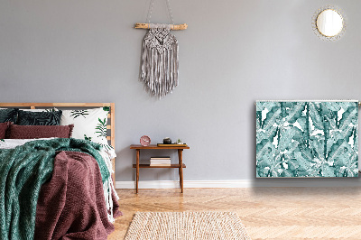 Cobertura magnética para radiador Folhas de bananeira