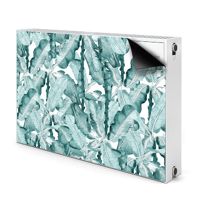 Cobertura magnética para radiador Folhas de bananeira