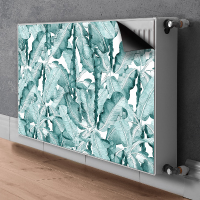 Cobertura magnética para radiador Folhas de bananeira