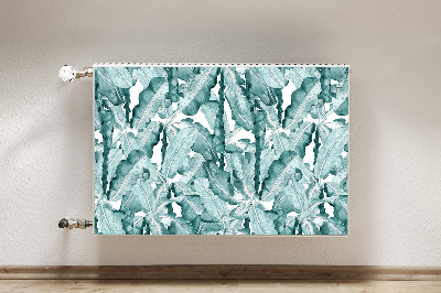 Cobertura magnética para radiador Folhas de bananeira