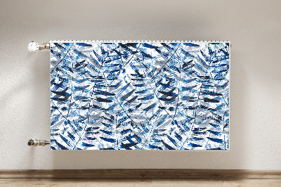 Capa magnética para radiador Folhas tropicais