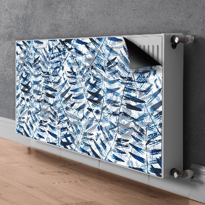 Capa magnética para radiador Folhas tropicais