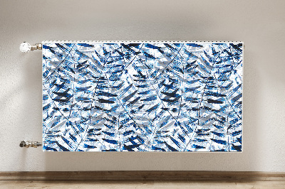 Capa magnética para radiador Folhas tropicais