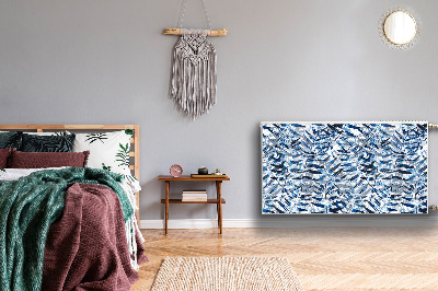 Capa magnética para radiador Folhas tropicais