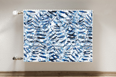 Capa magnética para radiador Folhas tropicais